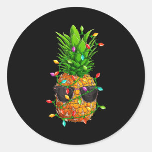 Ne Sungles Lights July Trocal Christmas Hawaiian Classic Round Sticker