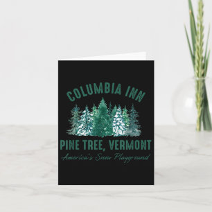 Ne Tree Vermont Always A White Christmas Tree Card
