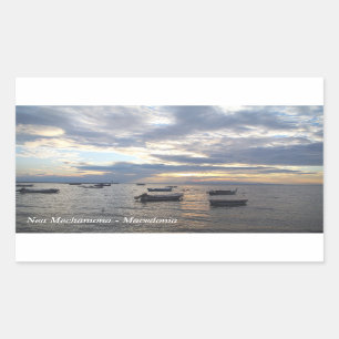 Nea Mechaniona - Macedonia Rectangular Sticker