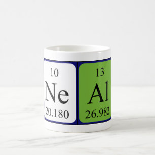 Neal periodic table name mug