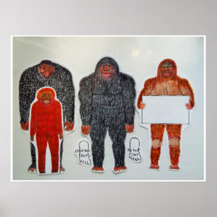 Neanderthal & 3 friends, poster