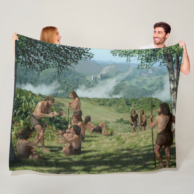 NEANDERTHAL  FLEECE BLANKET (In Situ)
