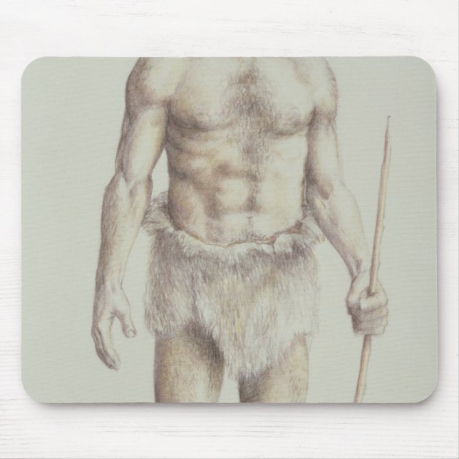 Neanderthal Man Mouse Mat (Front)