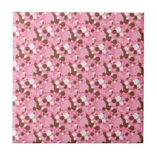 Neapolitan Dots 02 Pink Dark-CERAMIC TILE