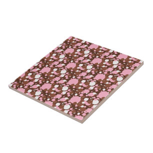 Neapolitan Dots 03-Brown Med. Tile