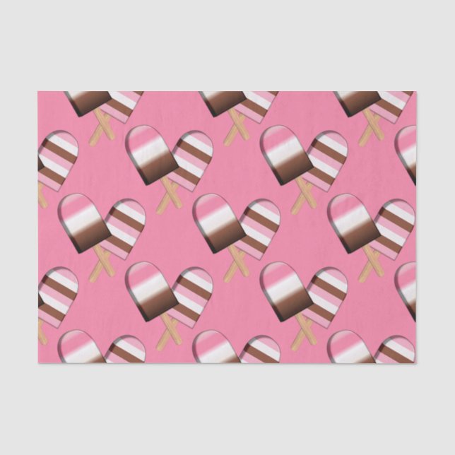 Neapolitan Ice Cream Bars 1-TISSUE WRAP PAPER (Front)