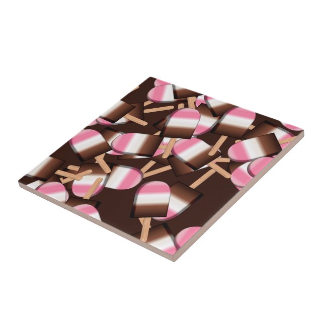 Neapolitan Ice Cream Bars 2-CERAMIC TILE (Side)