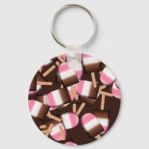 Neapolitan Ice Cream Bars 2-KEY CHAIN Key Ring