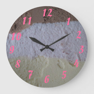 Neapolitan Ice Cream Clock