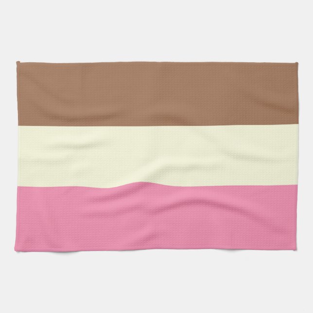 Neapolitan Ice Cream Tea Towel (Horizontal)