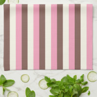 Neapolitan Ice Cream Vertical Stripe Pattern