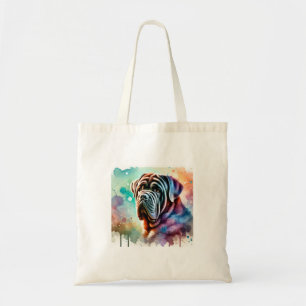 Neapolitan Mastiff 081024AREF144 - Watercolor Tote Bag