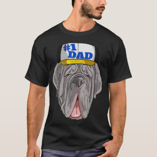 Neapolitan Mastiff #1 Dad Father's Day  T-Shirt