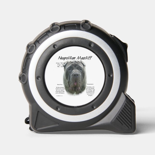 Neapolitan Mastiff (grey) History Design 1 (Front)