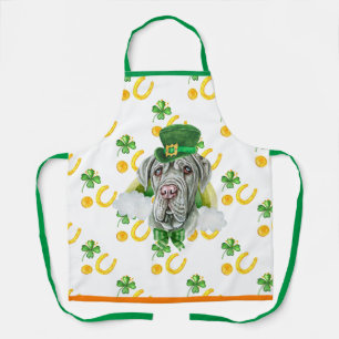Neapolitan Mastiff Home Decor St Patrick's Day Dog Apron