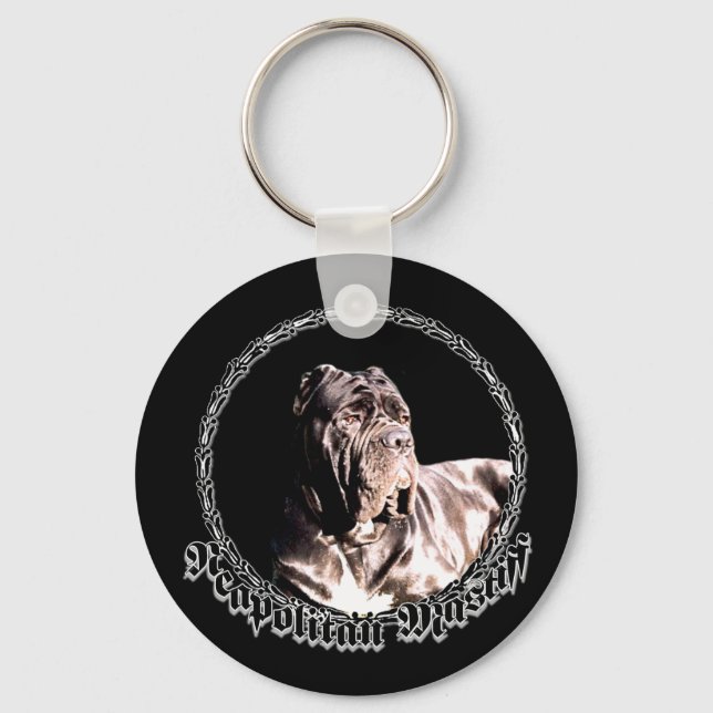 Neapolitan mastiff keychain (Front)