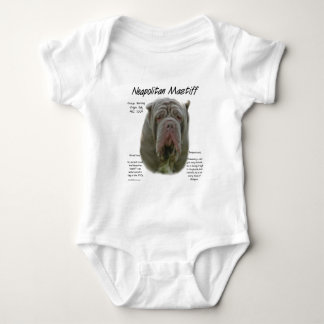 Neapolitan Mastiff (tawny) History Design Baby Bodysuit