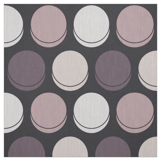 Neapolitan Midnight Trendy Polka Dot Pattern Fabric (Swatch)