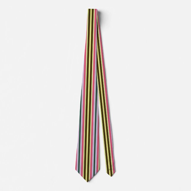 Neapolitan striped tie (Front)