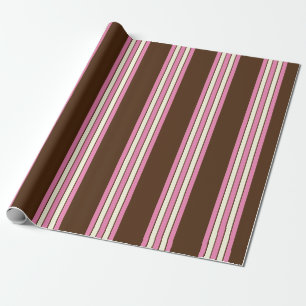 Neapolitan Wrapping Paper (Brown, Pink & Cream)