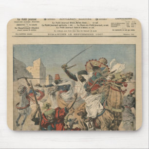 Near Casablanca the goumiers charging Mouse Mat