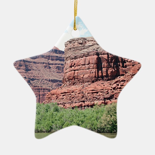 Near Dead Horse Point, Utah 3 Ceramic Tree Decoration (Front)