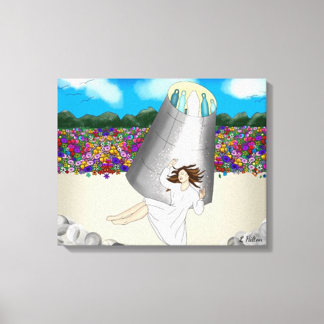 Near Death Experience Art | Life After Death  Canvas Print (Front)