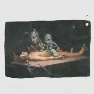 Near Death Experience Seeing Evil Demonic Spirits Golf Towel