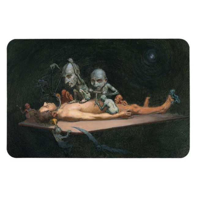 Near Death Experience Seeing Evil Demonic Spirits Magnet (Horizontal)