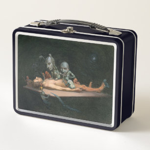 Near Death Experience Seeing Evil Demonic Spirits Metal Lunch Box