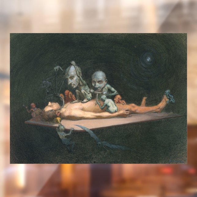 Near Death Experience Seeing Evil Demonic Spirits Window Cling (Sheet 2)