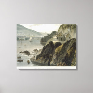 Near Kingswear, on the Dart, Devon, from Volume VI Canvas Print