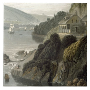 Near Kingswear, on the Dart, Devon, from Volume VI Tile