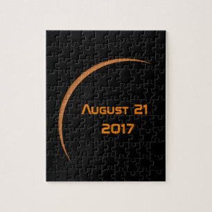 Near Maximum August 21, 2017 Partial Solar Eclipse Jigsaw Puzzle