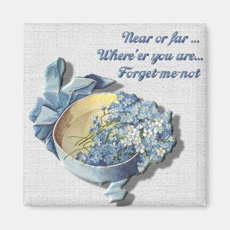 Near or Far Forget Me Not Magnet