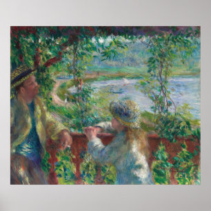 Near the Lake (1879) Pierre-Auguste Renoir Poster