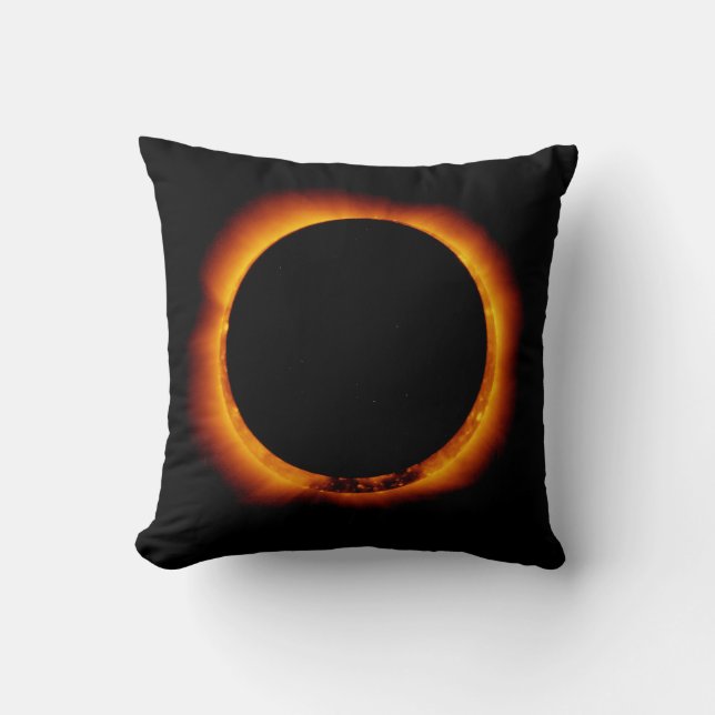 Near Total Solar Eclipse Cushion (Front)
