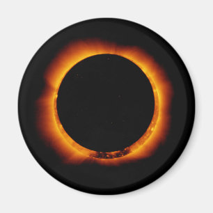 Near Total Solar Eclipse Magnet