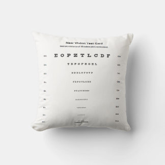 Near Vision Test Card Visual Acuity Exam Cushion