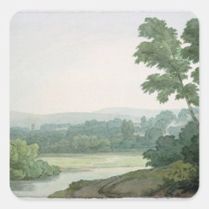 Near Washfield, Devon Square Sticker