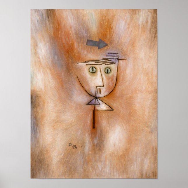 Nearly Hit by Paul Klee Poster (Front)