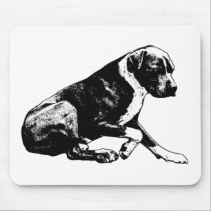 Neat line steadiness mouse mat