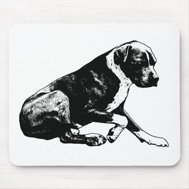 Neat line steadiness mouse mat (Front)