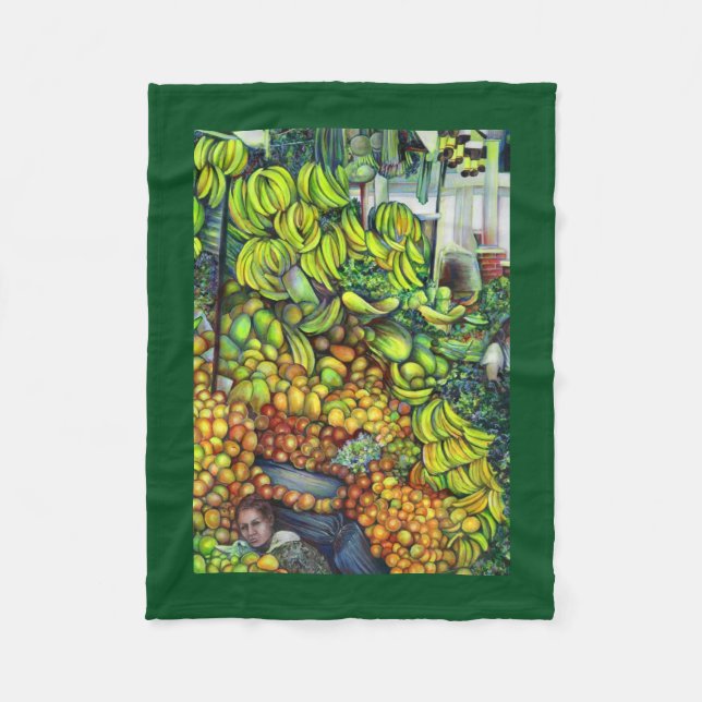 Neat, Sweet and in the Side Pocket, Mexico Fleece Blanket (Front)