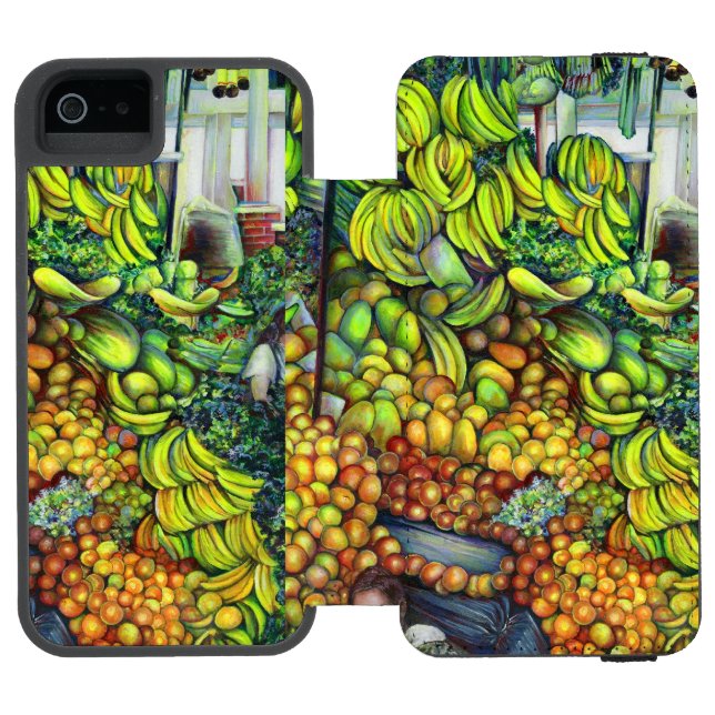 Neat, Sweet and in the Side Pocket, Mexico Incipio iPhone Wallet Case (Folio Open)