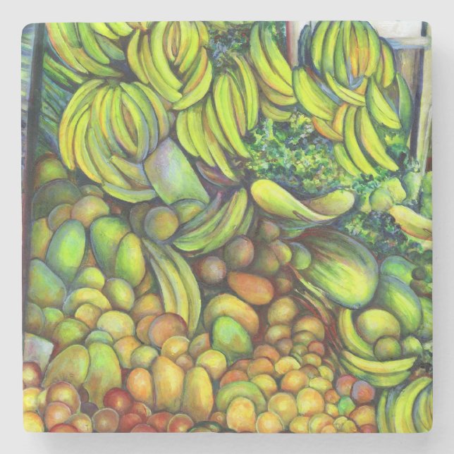 Neat, Sweet and in the Side Pocket, Mexico Stone Coaster (Front)