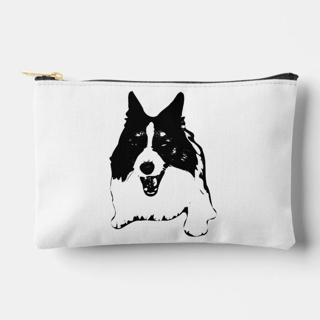 Neat Zips, Corgi Flair Accessory Pouch (Front)