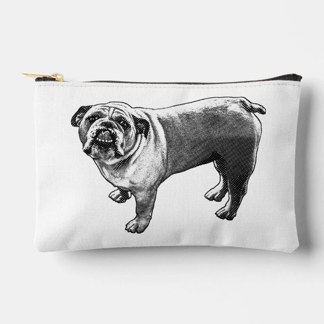 Neat Zips, Festive Whisper Accessory Pouch (Front)