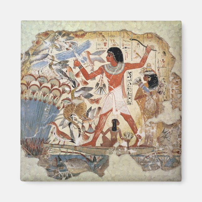 Nebamun hunting in the marshes with his wife magnet (Front)