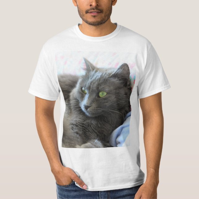 Nebelung cat T-Shirt (Front)
